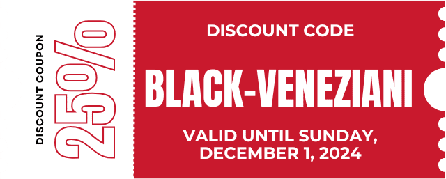 Coupon Black Friday Extended 2024 - Veneziani EN